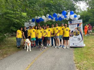 Sewa International volunteers at the SEWA 5K Run/Walk on the Assabet River Rail Trail